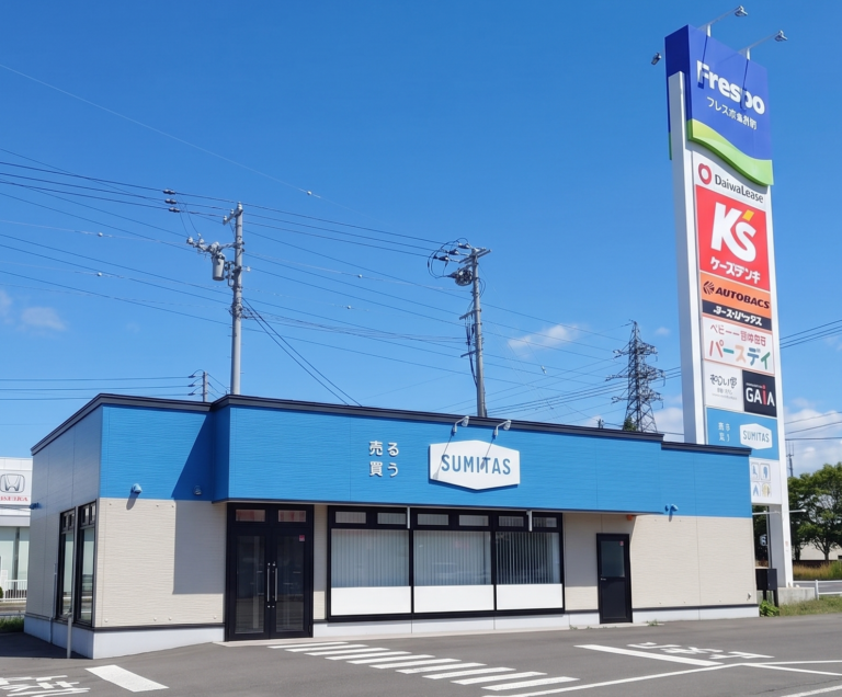 恵庭・北広島店の外観